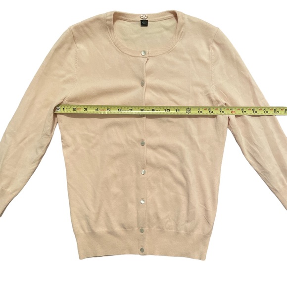 Peach Tory Burch Sweater- Petite XS - Picture 6 of 9